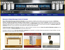 Tablet Screenshot of federalbeverage.com